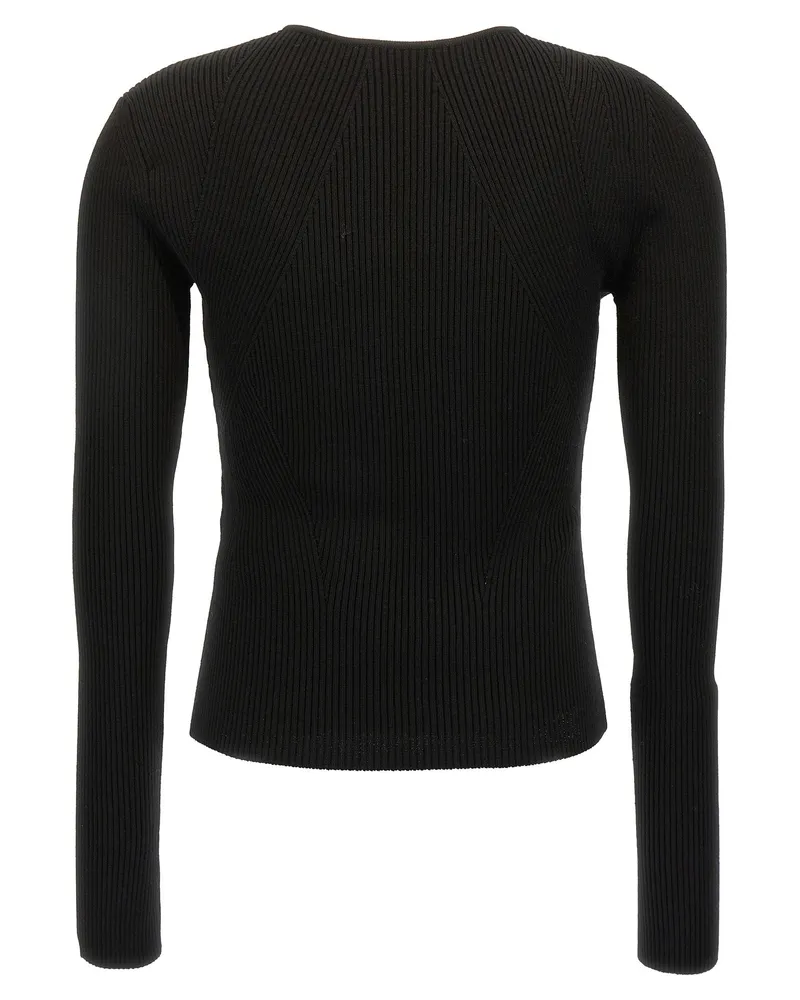 Alexander McQueen Women's Black Wool Cardigan Clothing Black