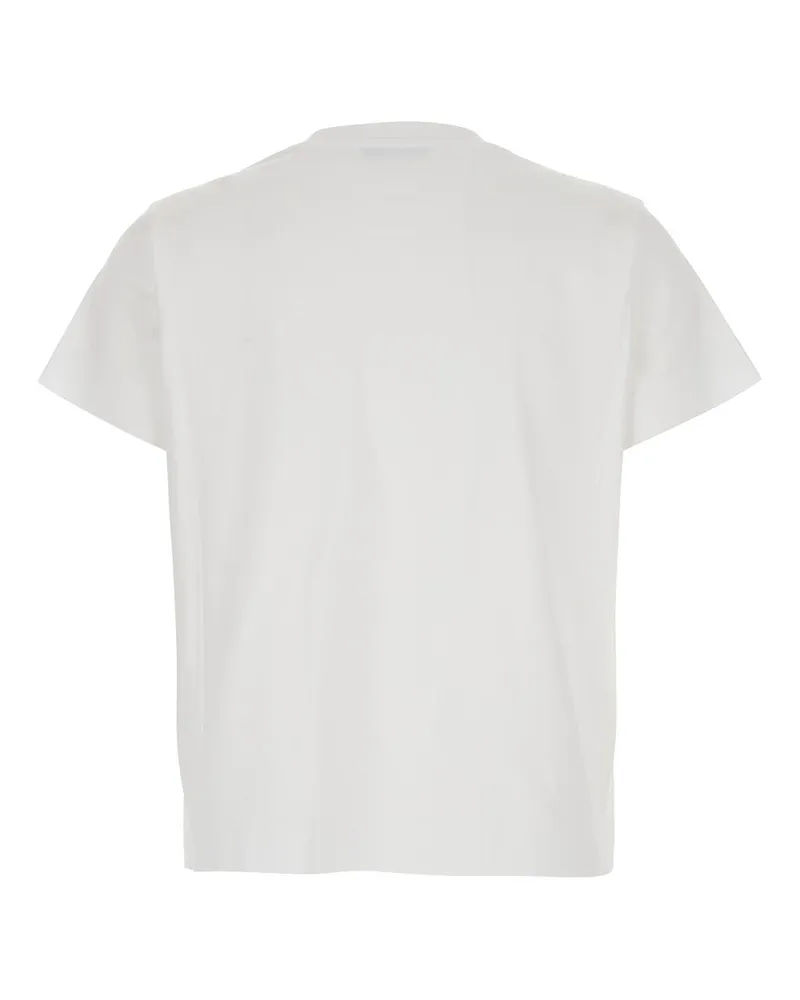Givenchy Women's White T-Shirt With Logo Cotton T-Shirts & Jerseys White
