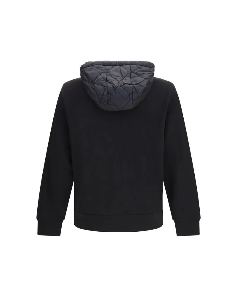 Moncler Cotton and Modal Blend Sweatshirt — Black Black