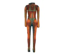 Holographic Print Bodysuit — Multicolor