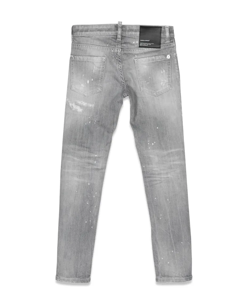 Dsquared2 Slim-Fit Cotton Jeans — Gray Gray