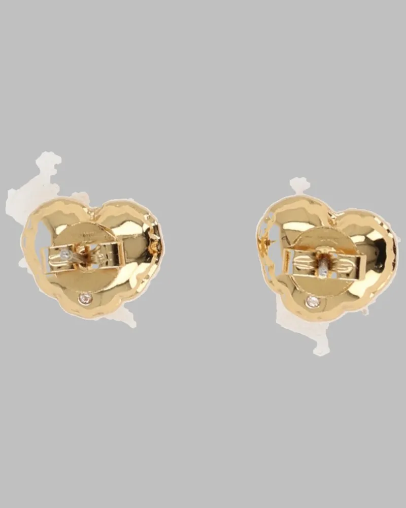 Marc Jacobs Heart Balloon Micro Earrings — Gold Gold