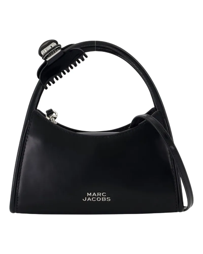 Marc Jacobs Women's The Claw Clip Crossbody -  Leather Black Cowhide Bags Crossbodies Black