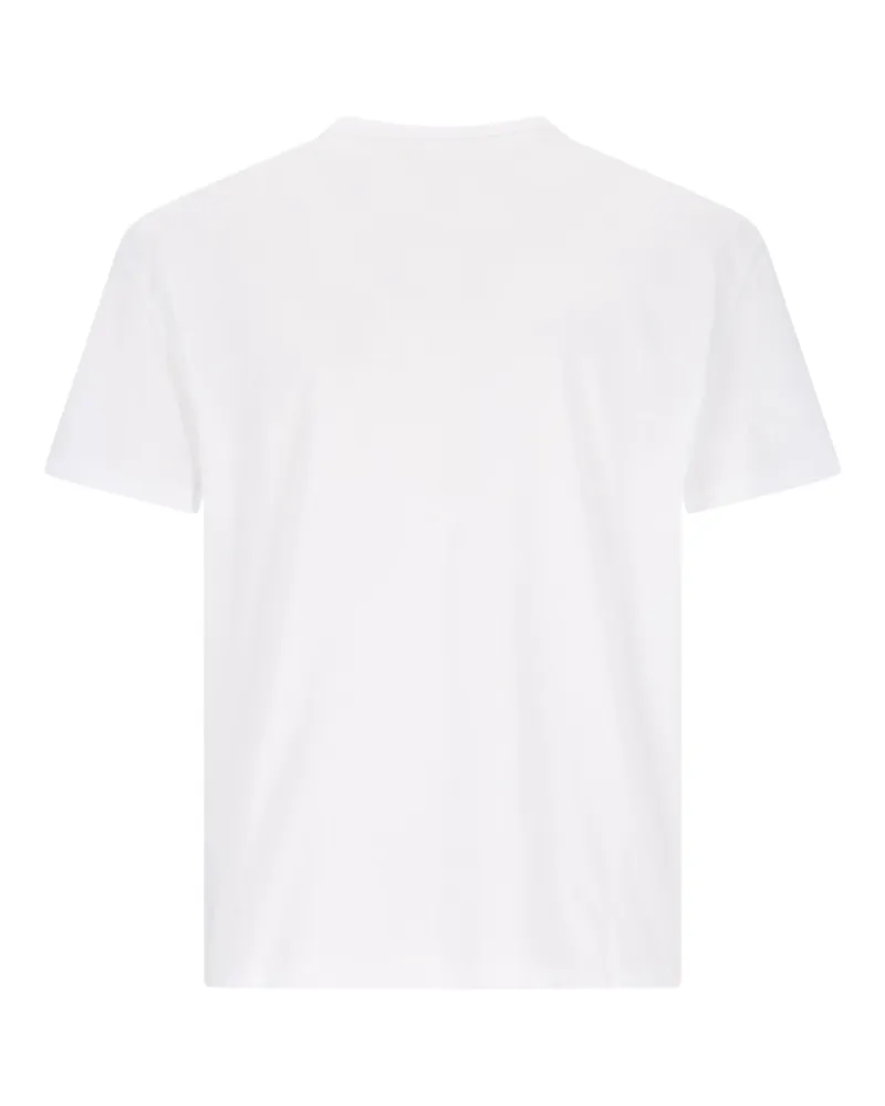 Maison Margiela Men's T-Shirts And Polos White Cotton White