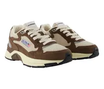 Women's Hyperway Low Sneaker Brown Calfskin