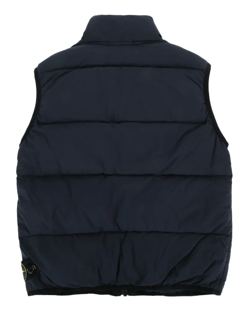Stone Island Boys' Giubbotto Senza Maniche Vera Piuma Rd Navyblue Giubbini Jacket Navy