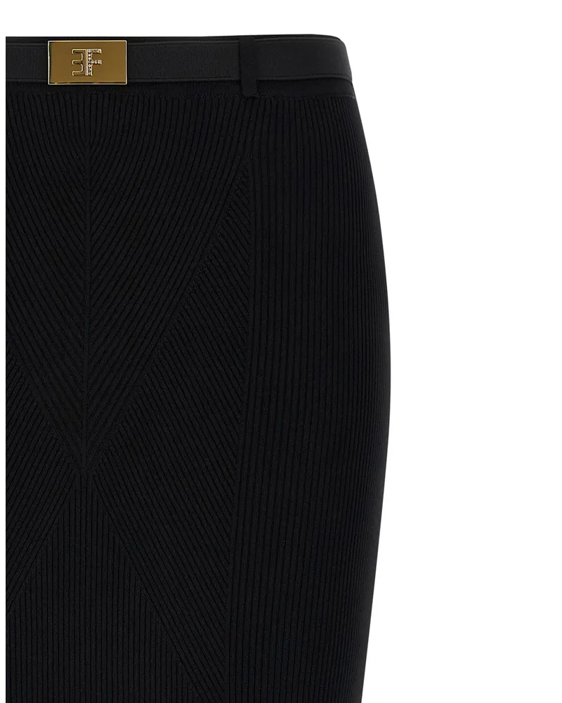 Elisabetta Franchi Skirt — Black Black