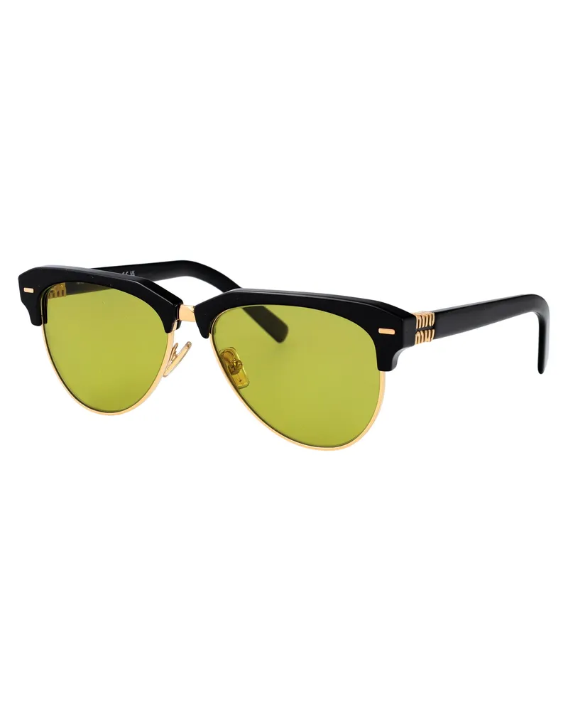 Miu Miu Women's Sunglasses 0mu 09zs Black Acetate Black