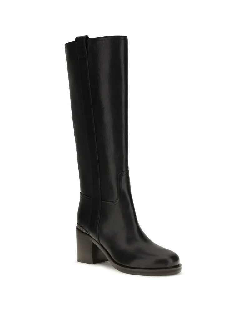 Brunello Cucinelli Calf Leather Boots — Black Black
