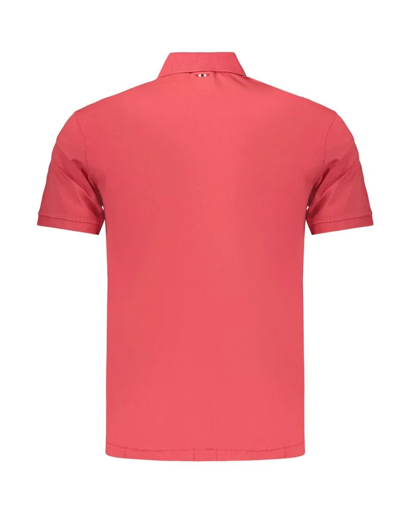 Napapijri Cotton Polo — Red Red