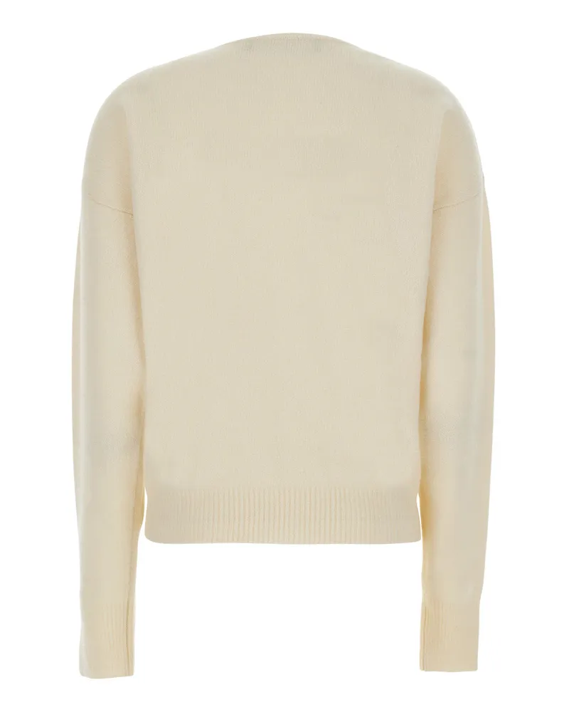 Federica Tosi Crossed Pull Sweater — White White