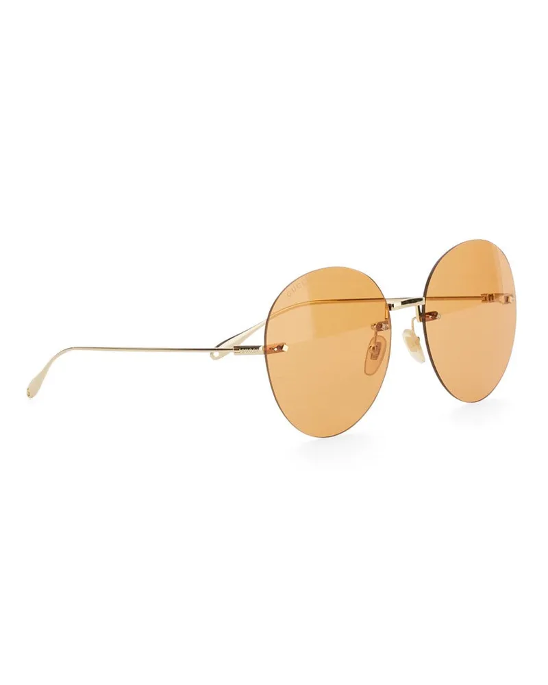 Gucci 690989_I33308075 Sunglasses — Gold Gold