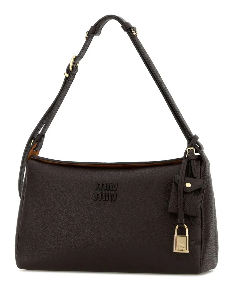 Miu Miu Moropapaya Borse A Mano Bag Brown