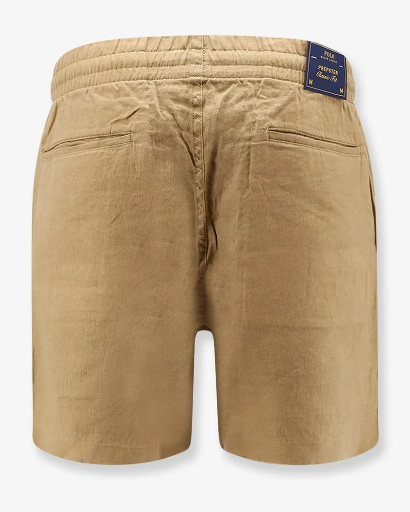 Ralph Lauren Men Bermuda Shorts Linen Beige Beige