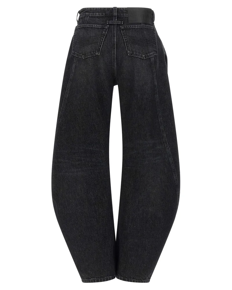 Jean Paul Gaultier Women's Black Cotton Jeans Denim Clothing Black