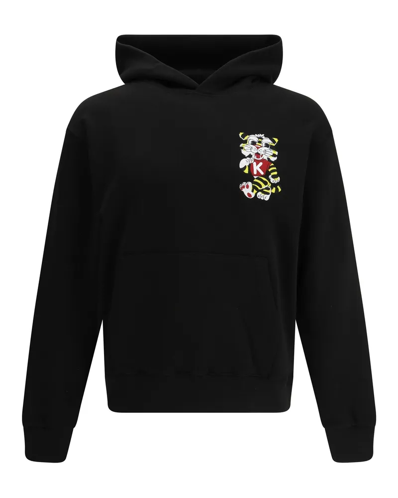 Kenzo Wild Tiger Embroidered Sweatshirt — Black Black