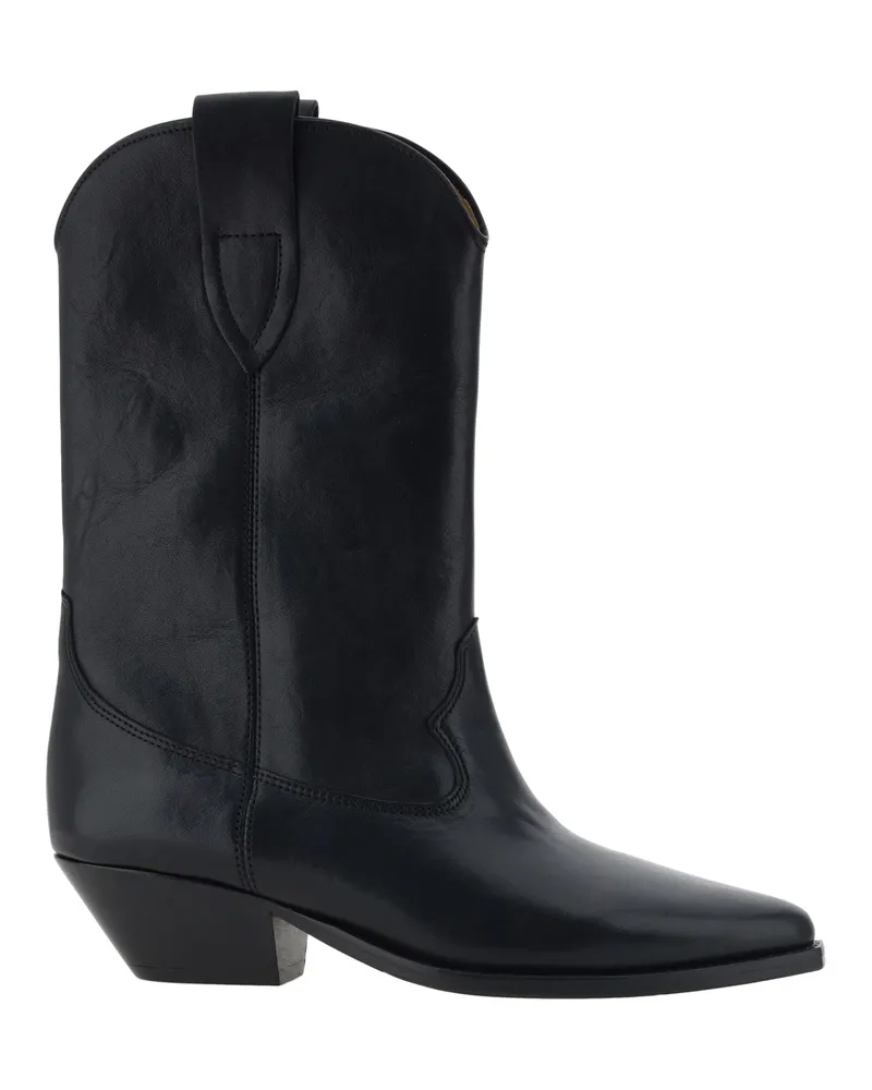 Isabel Marant Women's Boots Duerto Black Calf Leather Black