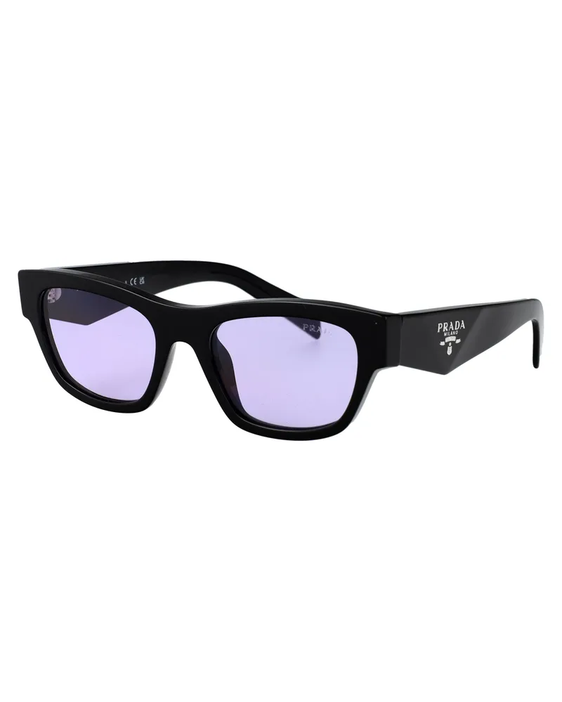Prada Women's Sunglasses Black Acetate Black