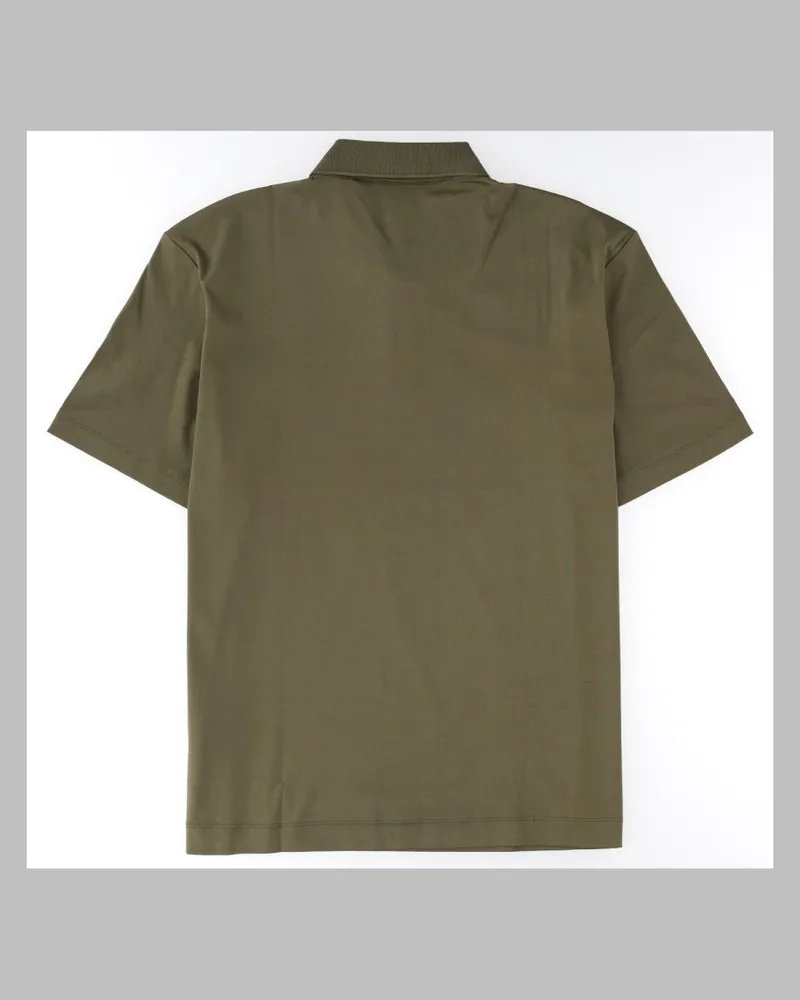 HUGO BOSS Cotton Piqué Polo Shirt — Green Green