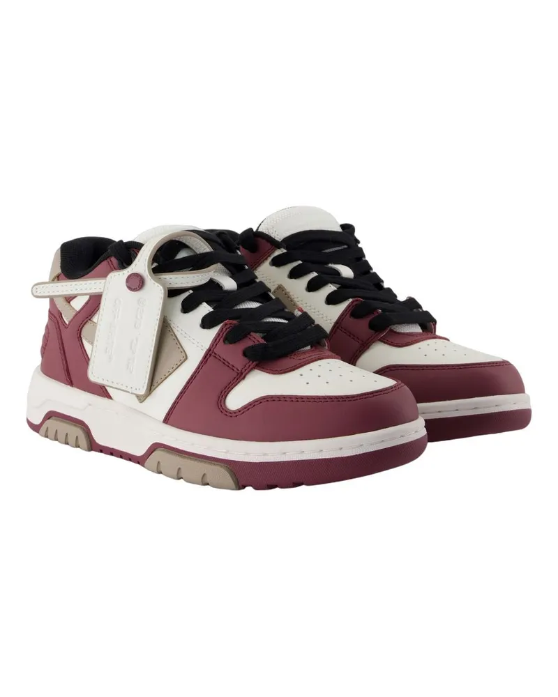 OFF-WHITE Women's Sneakers Out Of Office - Off White Leather Multi Calfskin Shoes Multicolor