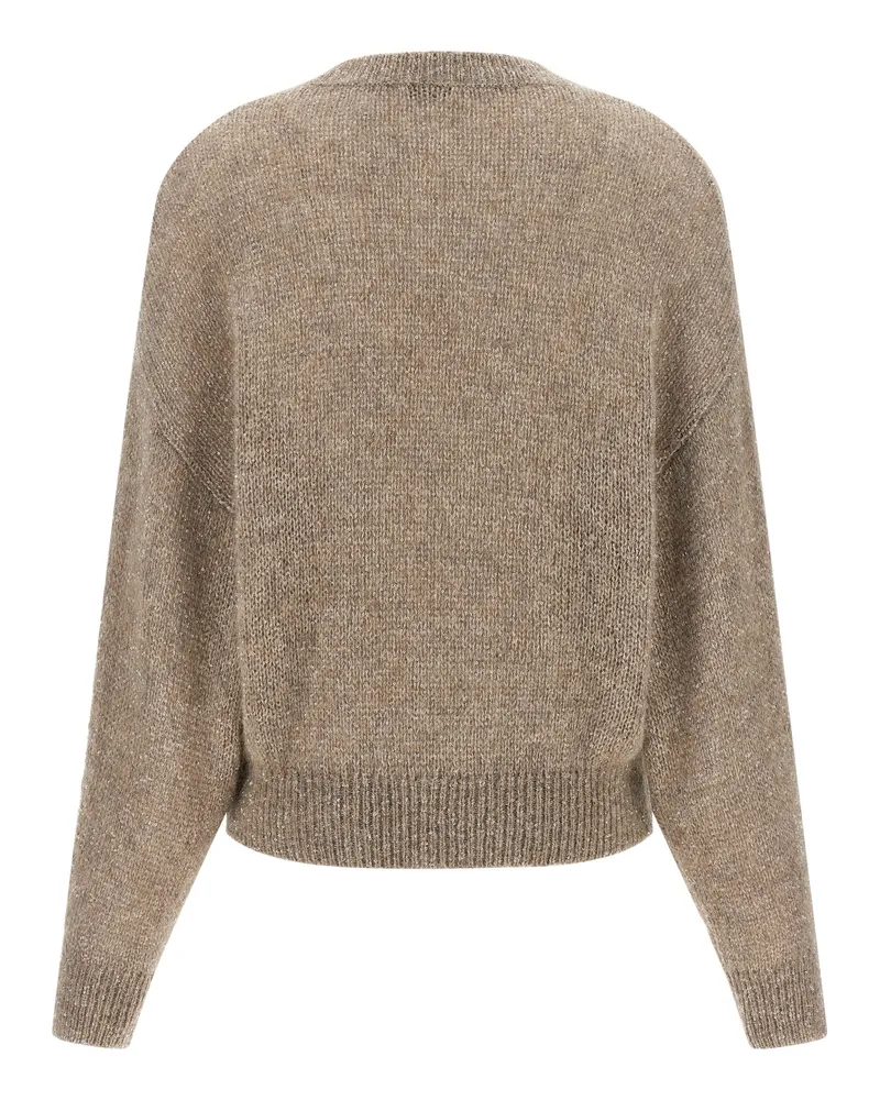 Brunello Cucinelli Women Beige Polyamide Cardigan Clothing Beige