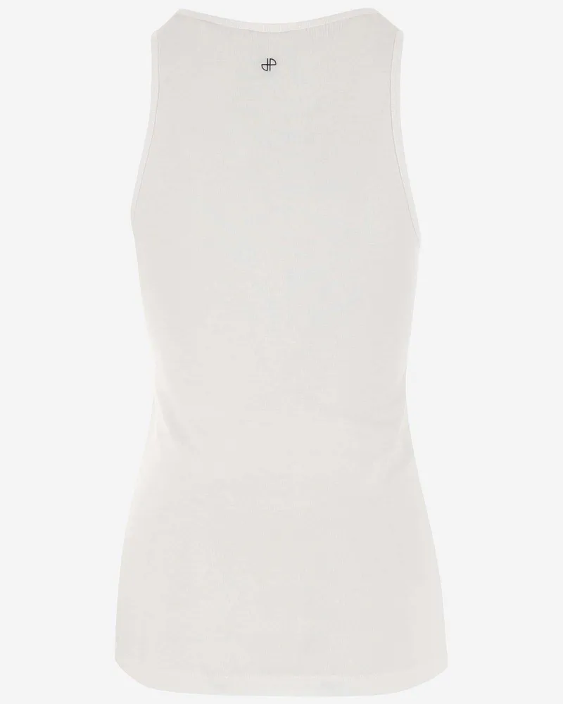 Patou Women's Tank Top White Cotton White