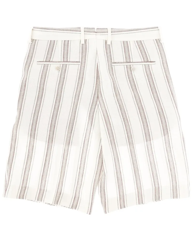 HUGO BOSS Linen Bermudas — White White