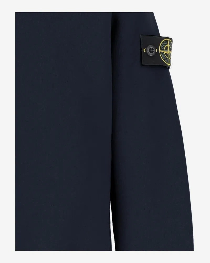 Stone Island Boys' Sweatshirt Stretch Cotton Navy Knitwear Sweater Navy