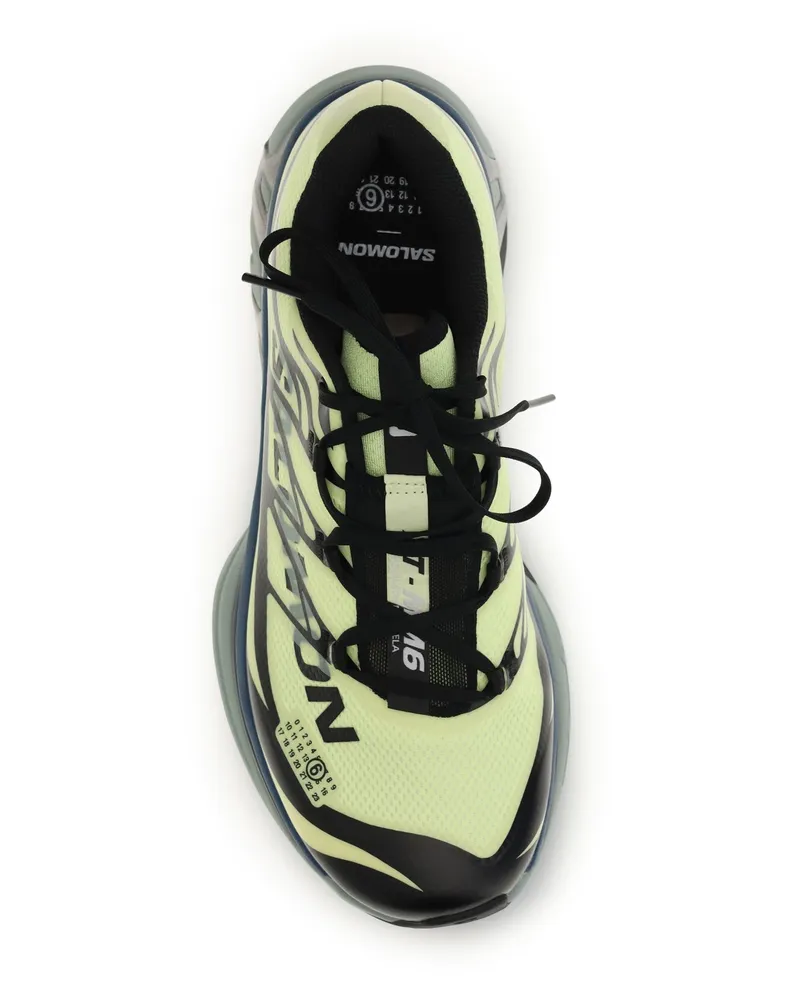Maison Margiela Men's Sneakers Sunny Lime-Black-Green Milieu Upper Polyamide Trainers Lime/black/green Yellow