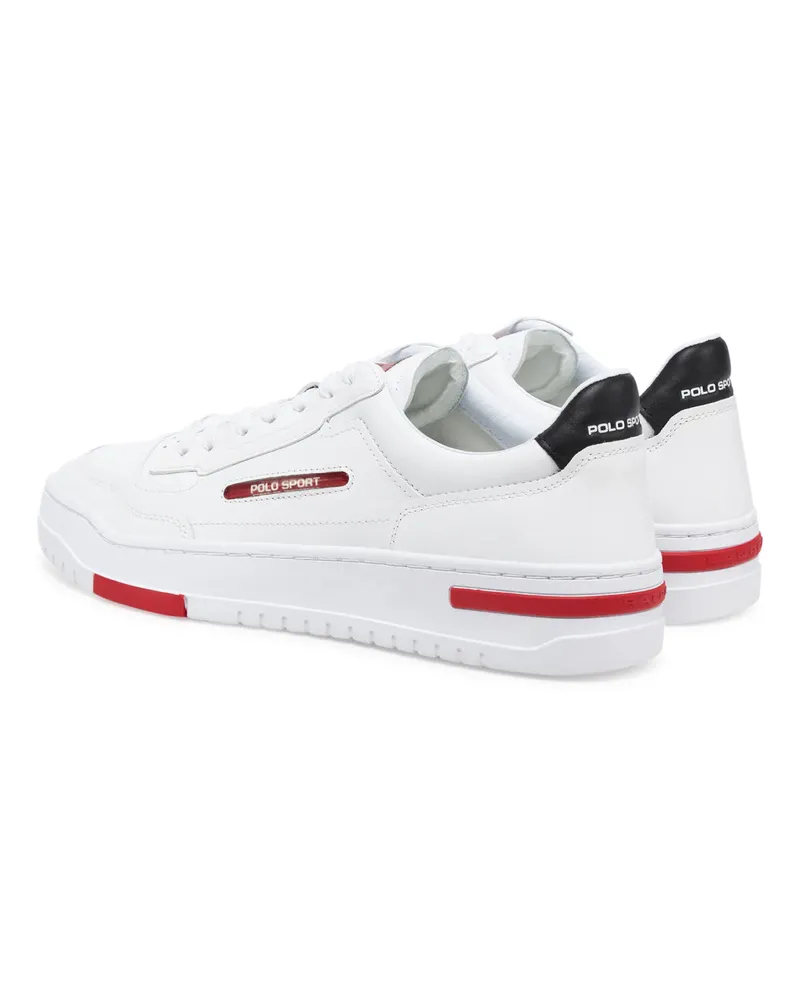 Ralph Lauren Men's Ps 300 Sneaker White Leather Rubber White