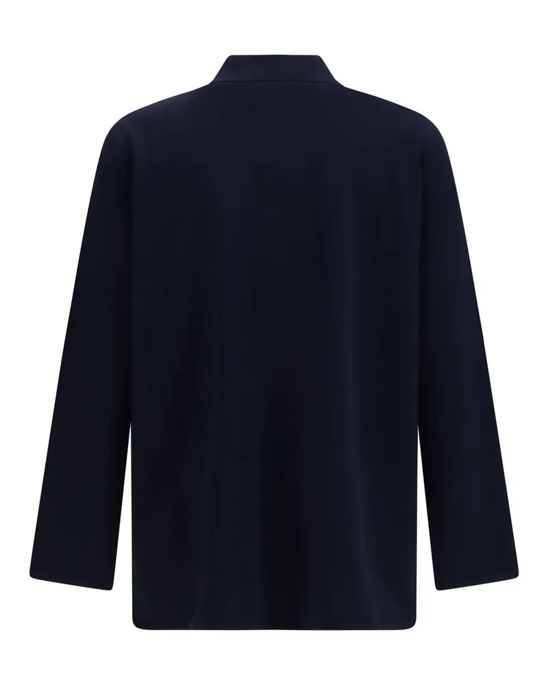 Valentino Garavani Merino Wool VLogo Cardigan — Navy Navy
