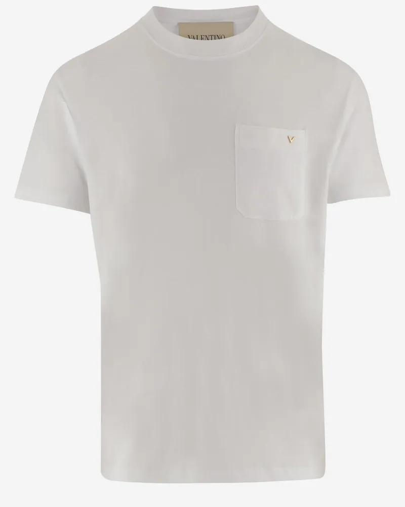 Valentino Garavani Men's Cotton T-Shirt White T-Shirts And Polos White