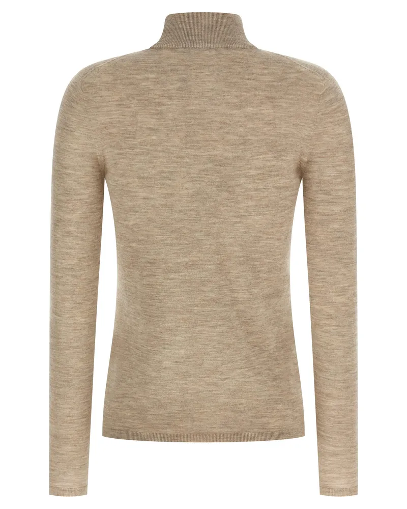 Max Mara Meana Turtleneck — Beige Beige
