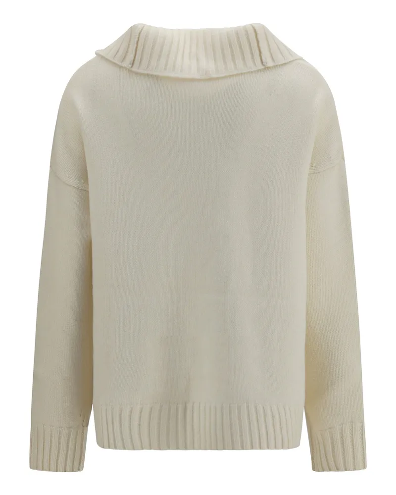 Max Mara Crasso Sweater — White 