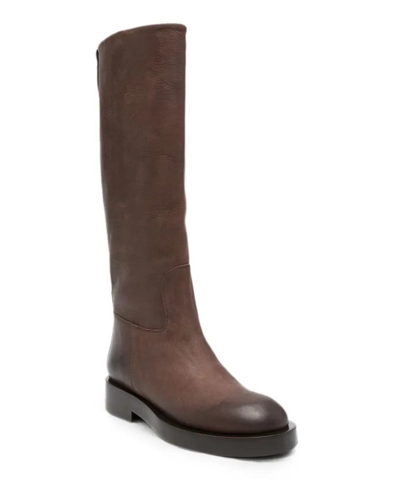 Paris Texas Napa Leather Boot — Brown Brown