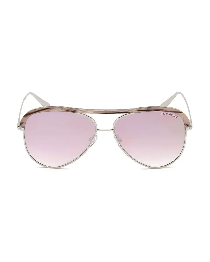 Tom Ford FT060616Z Aviator Sunglasses — Pink Pink