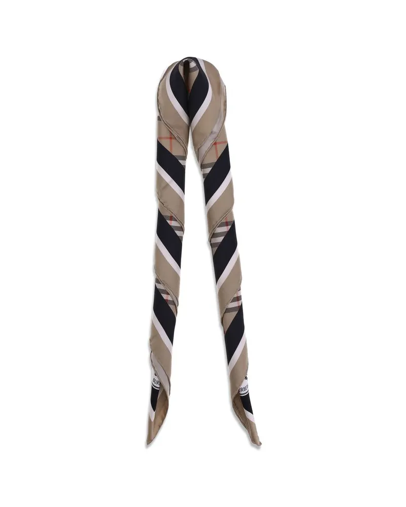Burberry Women's Beige Silk Scarf Beige