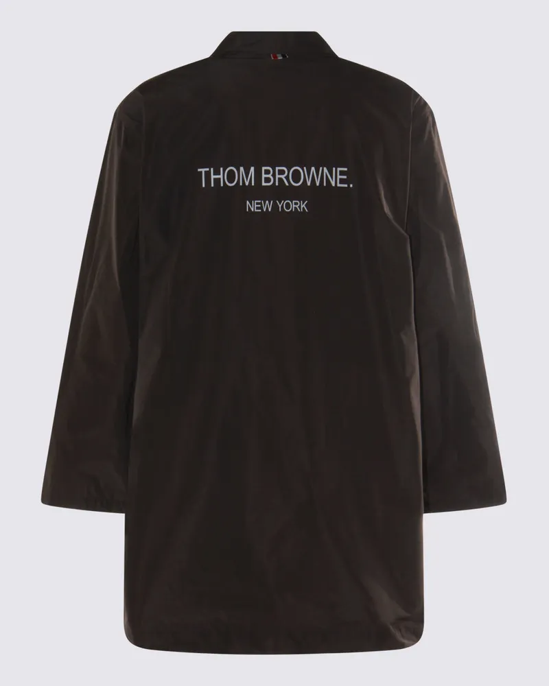 Thom Browne Men's Coats Dark Grey _pl Gray