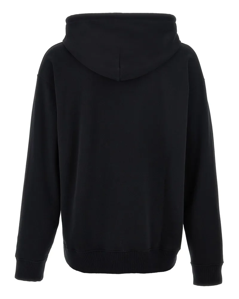 Maison Margiela Numeric Signature Patch Hoodie — Black Black
