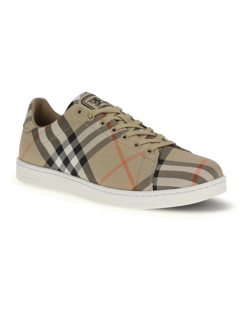 Burberry Men's Set Check Sneakers Sand Ip Beige