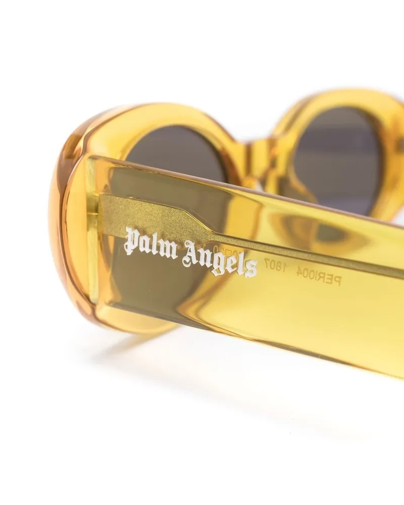 Palm Angels Women's Spirit Oval Sunglasses Yellow Accessories Yellow