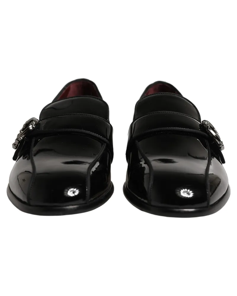 Dolce & Gabbana Patent Leather Loafers — Black Black