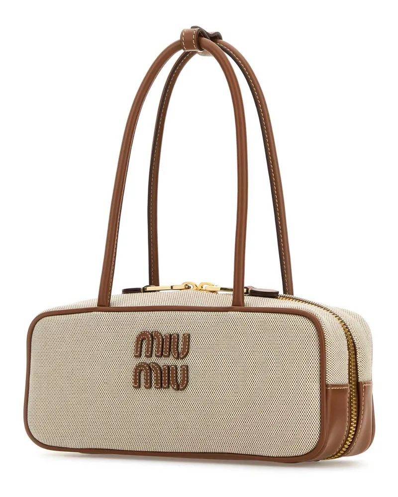 Miu Miu Beau Shoulder Bag — Beige Beige