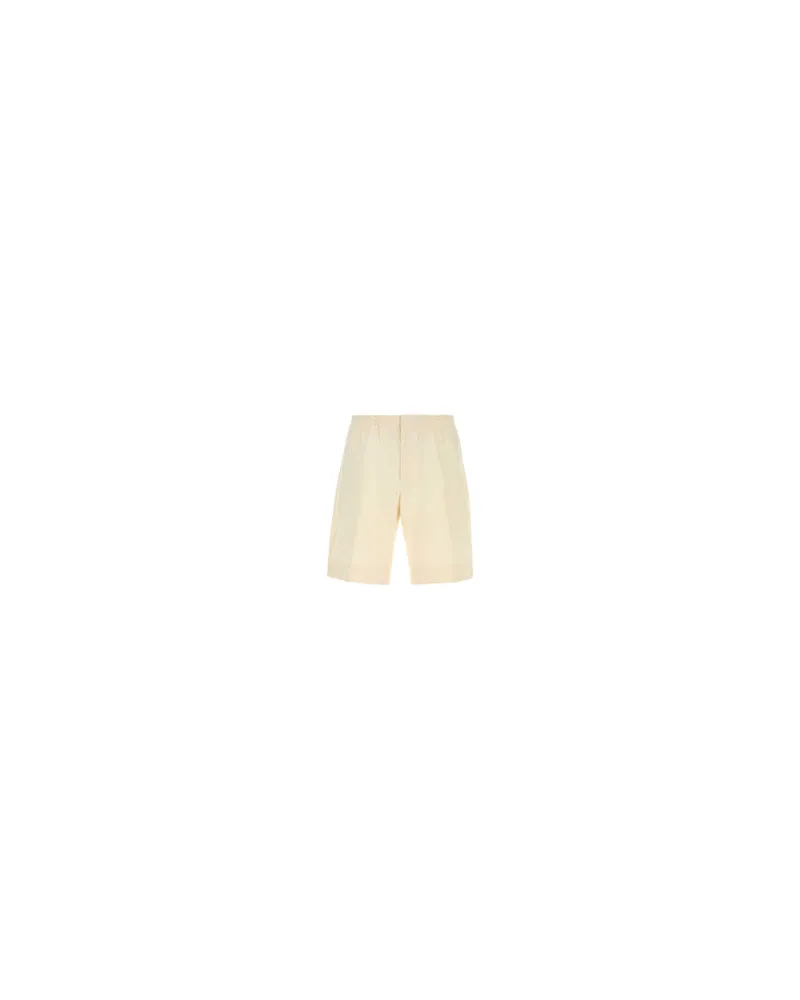 Ermenegildo Zegna N01r Exterior: Linen Pantaloni Trousers Beige