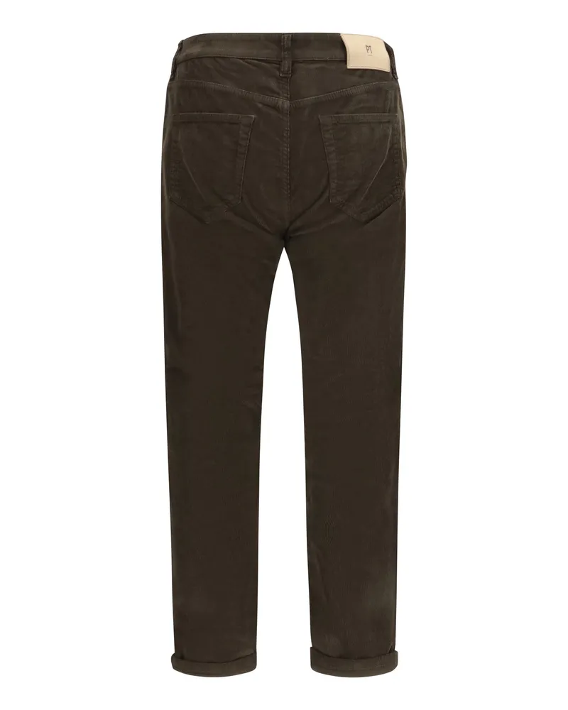 PT TORINO Corduroy Cotton Trousers — Brown Brown