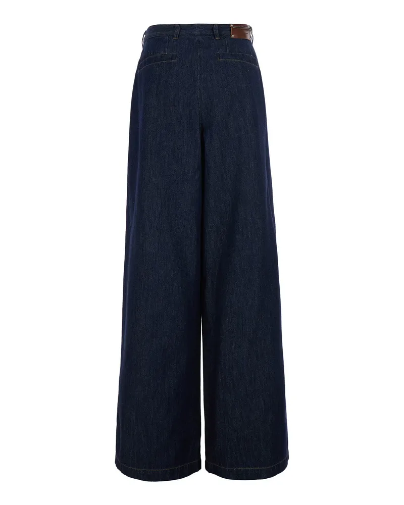 Dries van Noten Women's Jeans Penn Blue Cotton Blue