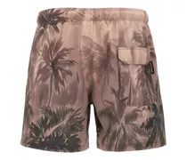 Men Multicolor Polyester Swim Shorts