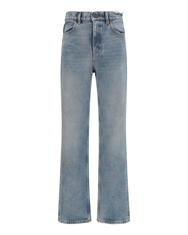 Golden Goose Women's Jeans Journey Blue Cotton Blue