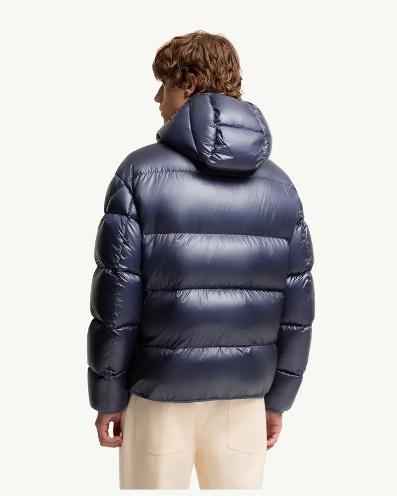 Moncler Quilted Down Down Jacket — Navy Navy