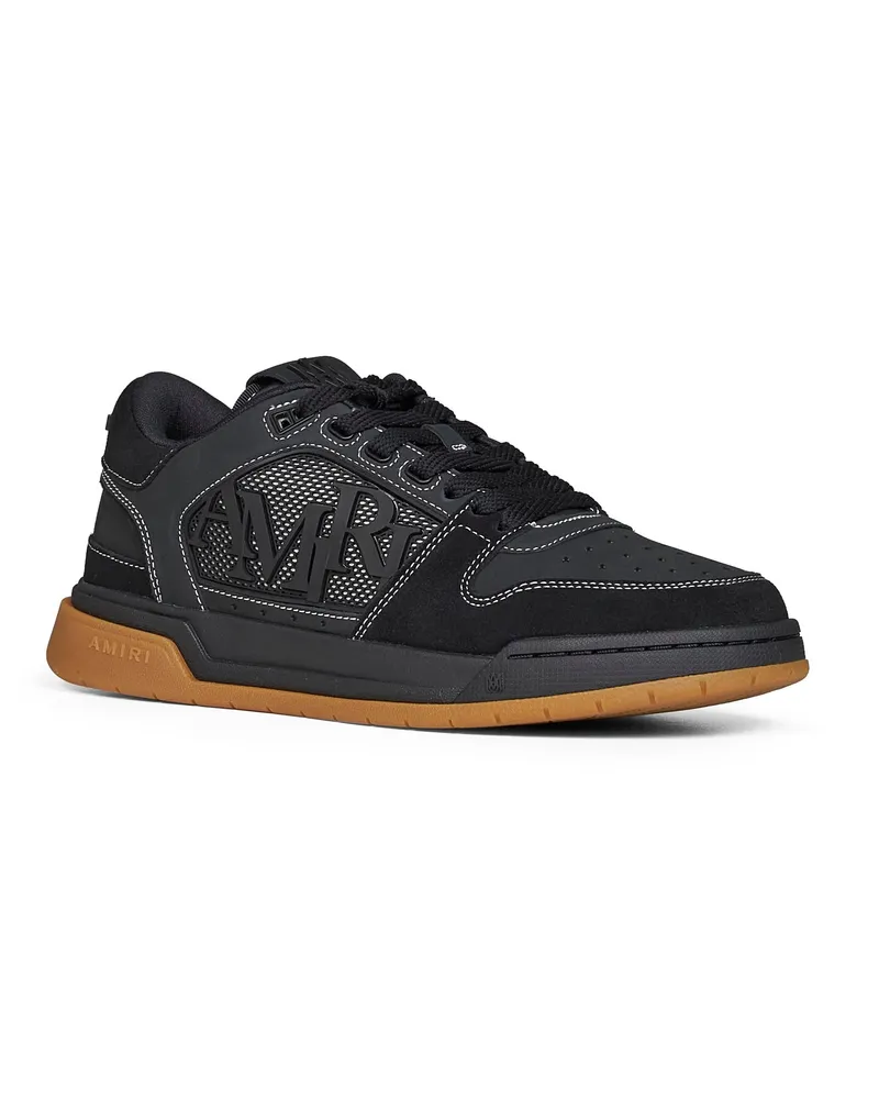 Amiri Men's Sneakers Classic Low Black Suede Leather Trainers Black